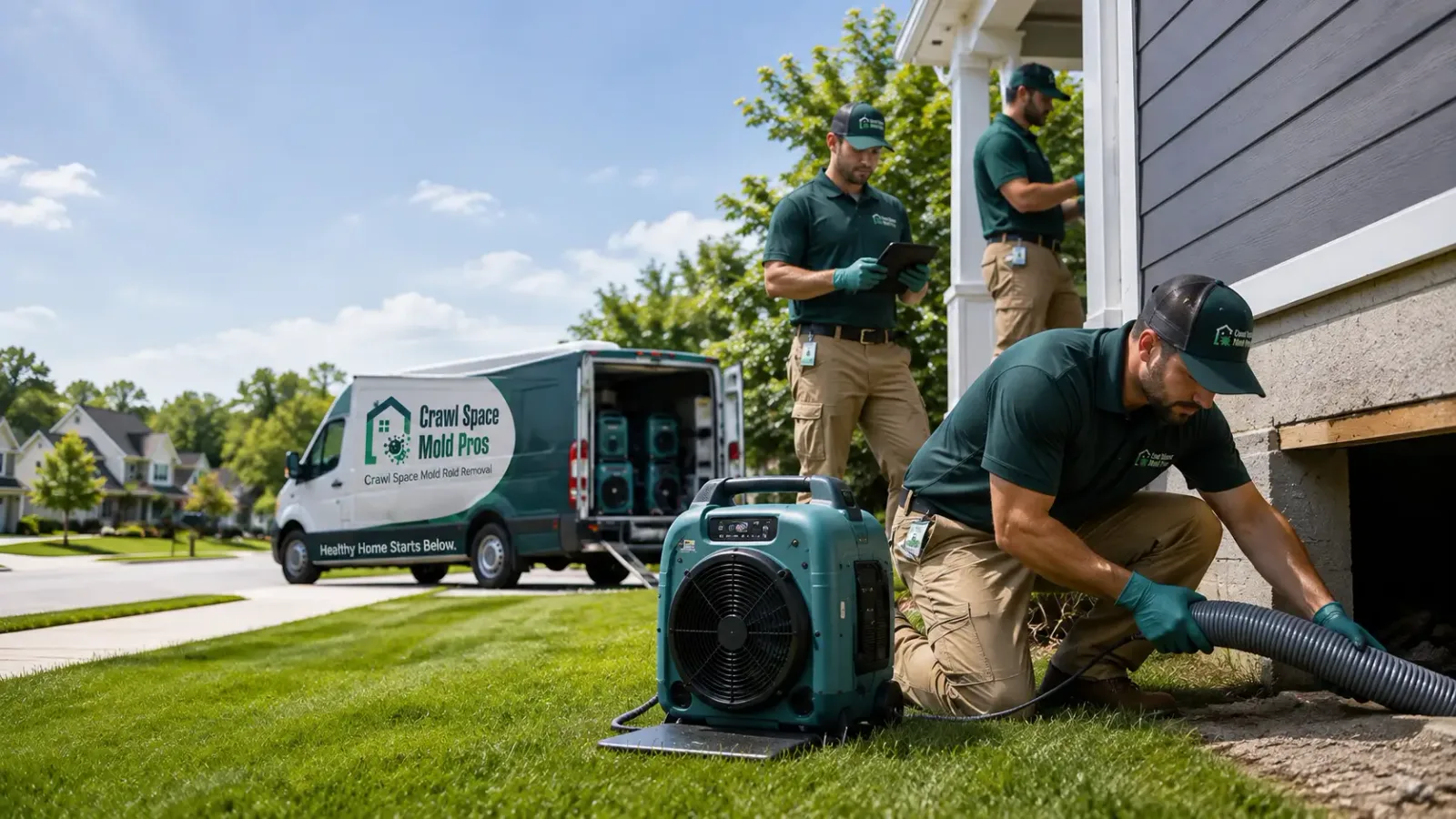 Crawl Space Mold Removal in Buellton, CA